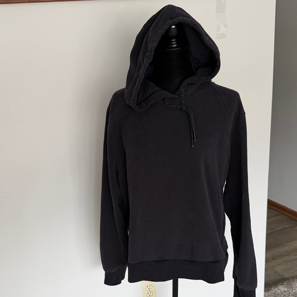 Athleta Women's Black Hoodie Sweater - Picture 1 of 7